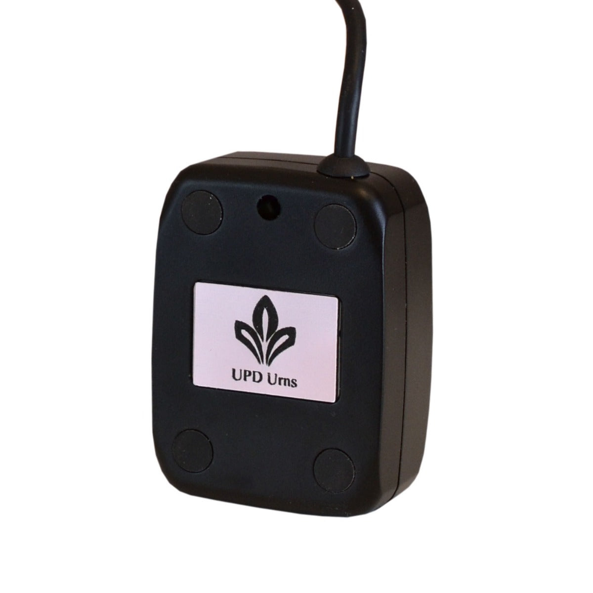 Handheld biometric fingerprint scanner with a cable and a small micro USB adapter