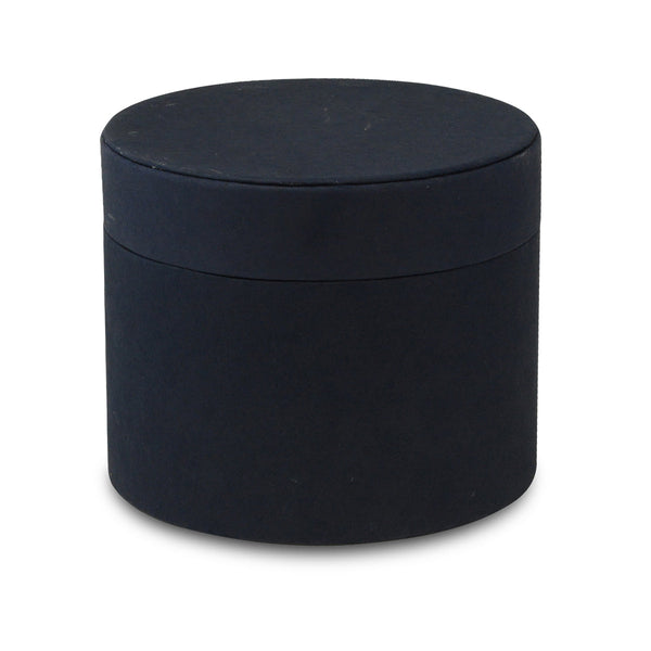 Short blue scattering tube with a lift-off top on a five-inch base
