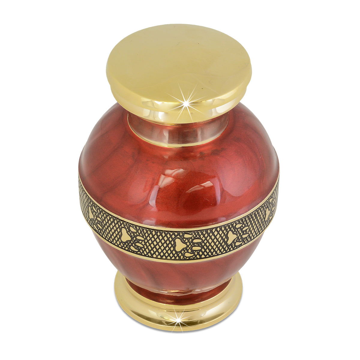 Hold Me Tight Brass Pet Urn