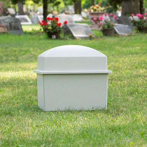 Double Burial Vault - Gray