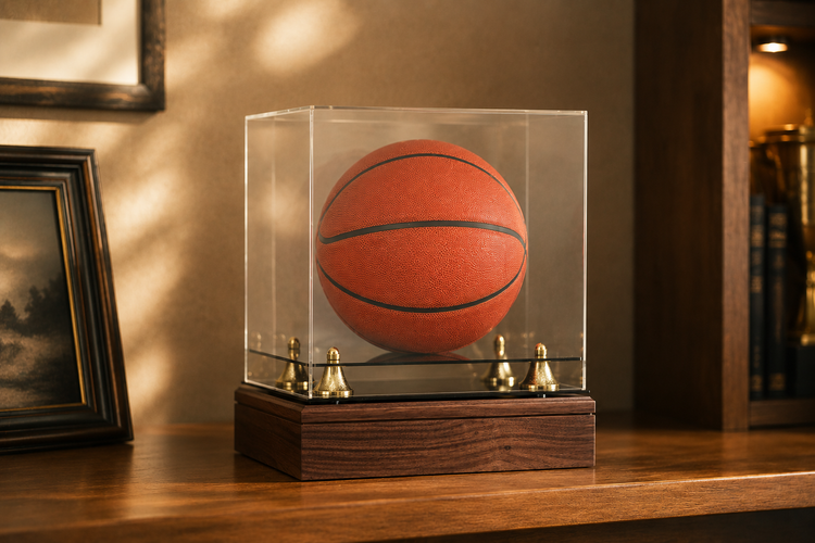 Sports-themed cremation urn with team detailing, shown on the sports urns collection banner