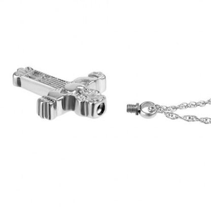 Silver Claddagh Cross Pendant Urn
