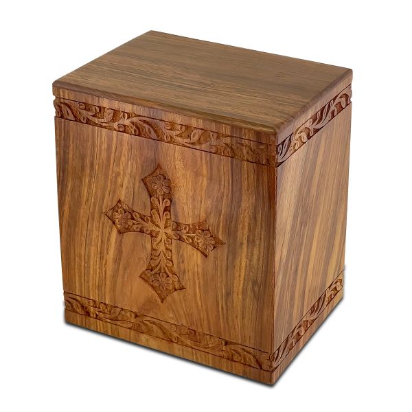 Old Cross Wood Urn
