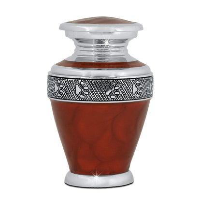 Deep Love Chrome Pet Urn