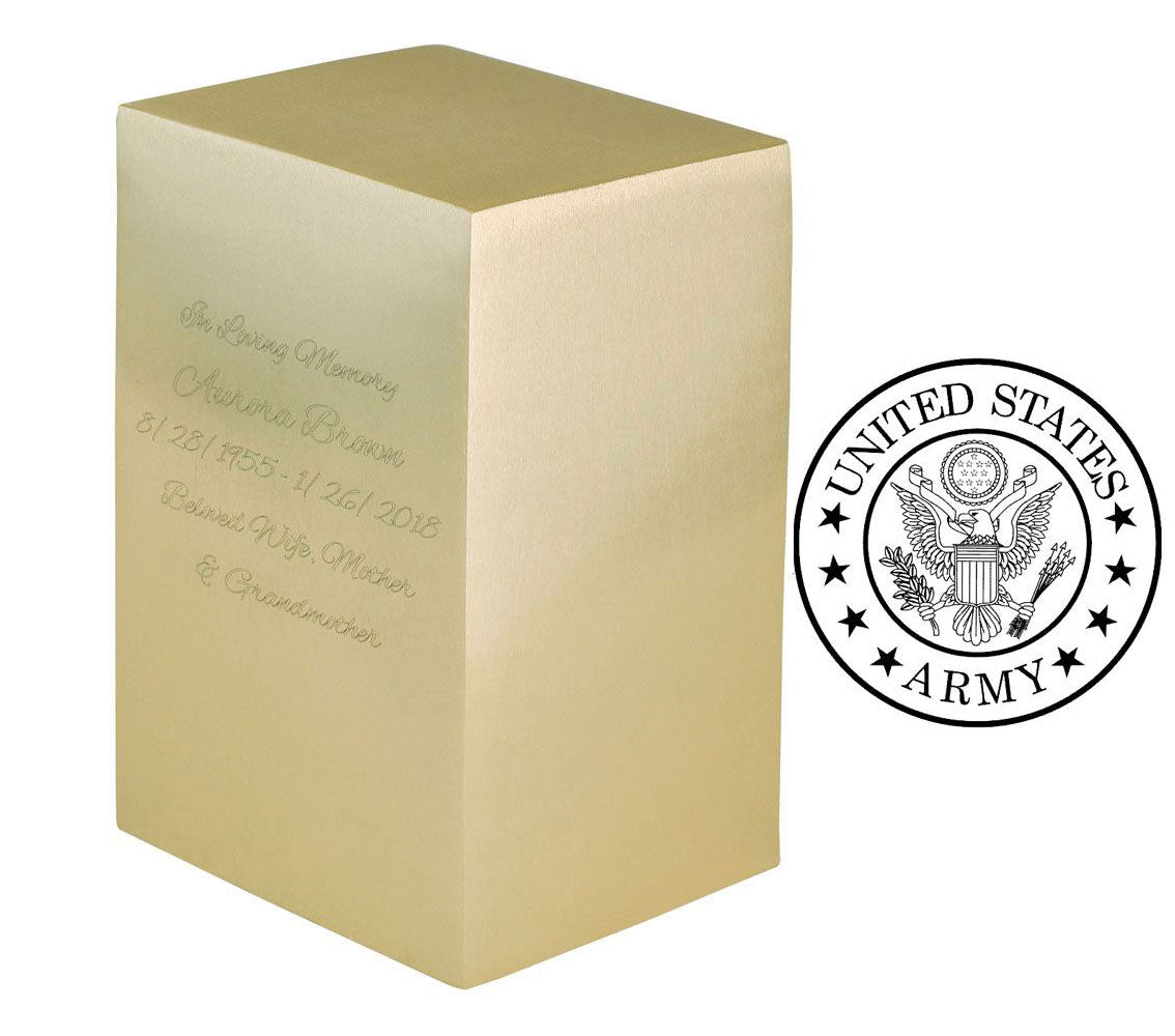 Classic Army Brass Urn