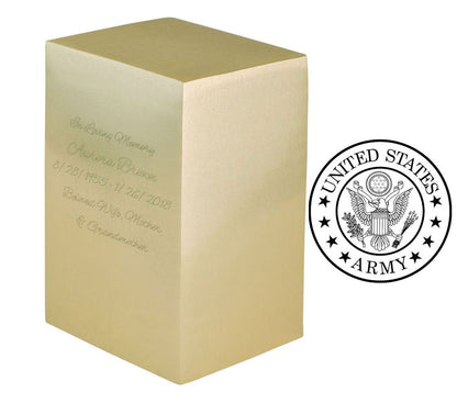 Classic Army Brass Urn